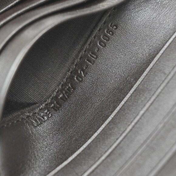 CHRISTIAN DIOR Logo Trotter Trifold Compact Wallet PVC Leather Brown 38KA929 - Picture 8 of 12